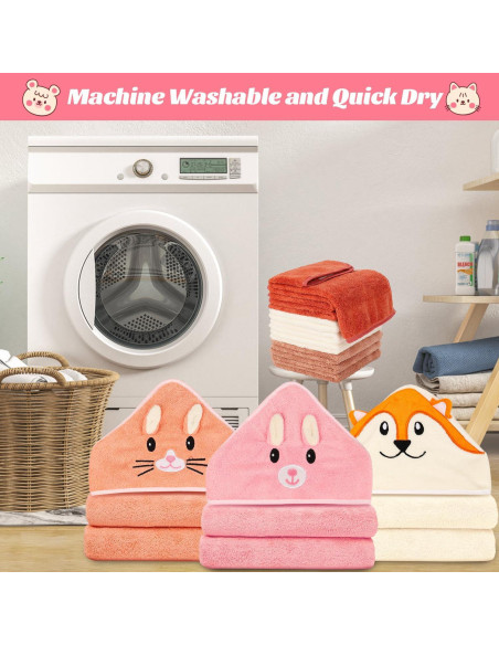 Toallas con Capucha para Bebés Sublaga - 12 Piezas 80x80 cm