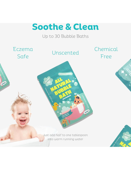Baño de Burbujas Natural CrazyBubbles 199.5g Hipoalergénico