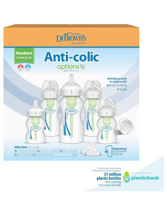 Juego de Alimentación para Bebés Dr. Brown's Anti-Cólico 5 Biberones 2