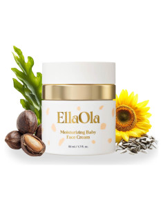 Crema Facial Hidratante para Bebés EllaOla 50ml - 96 Horas Piel Seca
