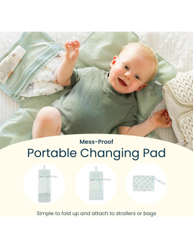 Almohadilla Cambiadora Portátil Tiny Twinkle - Impermeable y Plegable