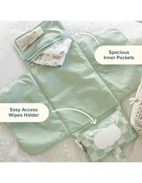 Almohadilla Cambiadora Portátil Tiny Twinkle - Impermeable y Plegable