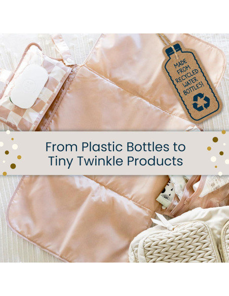 Almohadilla Cambiadora Portátil Tiny Twinkle - Impermeable y Plegable