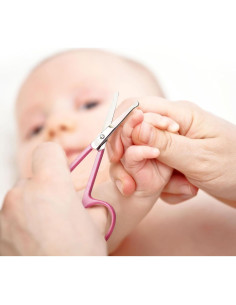 Tijeras de Seguridad para Uñas de Bebé Coco's Closet Rosa 2