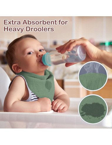 Toallas de Baño con Capucha Koo-dib 100% Algodón 76x76 cm 6 Piezas