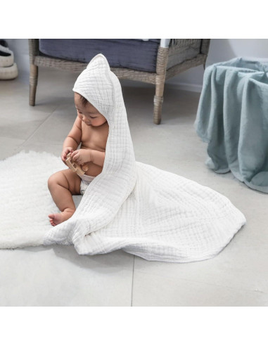 Toallas de Baño con Capucha Koo-dib 100% Algodón 76x76 cm 6 Piezas