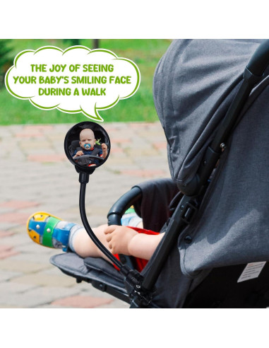 Espejo para Cochecito Liovsiso Redondo Universal 39.7x9.6cm