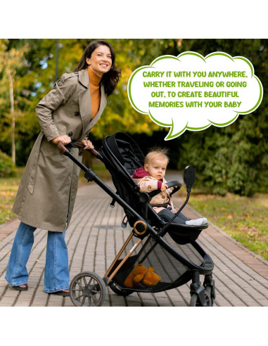 Espejo para Cochecito Liovsiso Redondo Universal 39.7x9.6cm