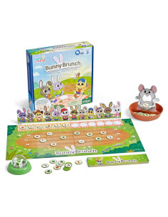 Juego de Mesa Cooperativo hand2mind Bunny Brunch para Niños