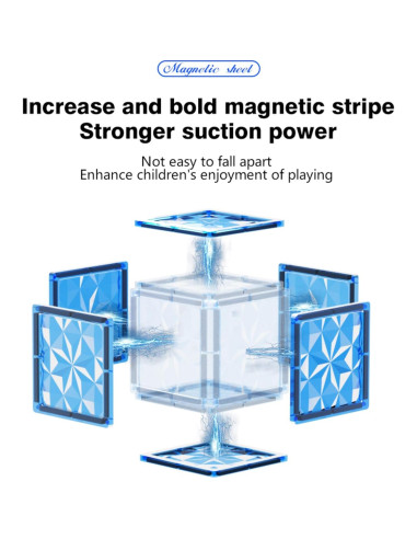 Juego de Azulejos Magnéticos 3D MatrixMinds 102 Piezas