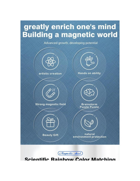 Juego de Azulejos Magnéticos 3D MatrixMinds 102 Piezas