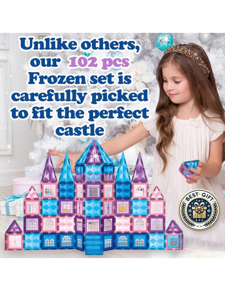 Juego de Azulejos Magnéticos 3D MatrixMinds 102 Piezas