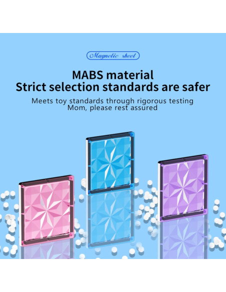 Juego de Azulejos Magnéticos 3D MatrixMinds 102 Piezas