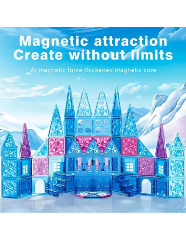 Juego de Azulejos Magnéticos 3D MatrixMinds 102 Piezas