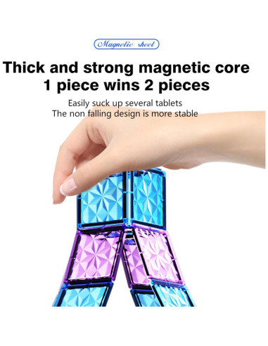 Juego de Azulejos Magnéticos 3D MatrixMinds 102 Piezas