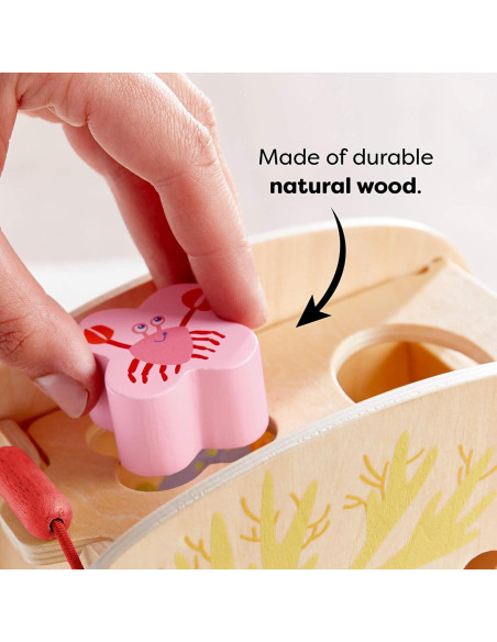 Clasificador de Formas Submarino HABA - Juguete Montessori 18 meses