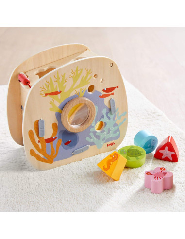 Clasificador de Formas Submarino HABA - Juguete Montessori 18 meses