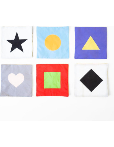 Caja de Tejido Sensorial Montessori para Bebés 6-12 Meses