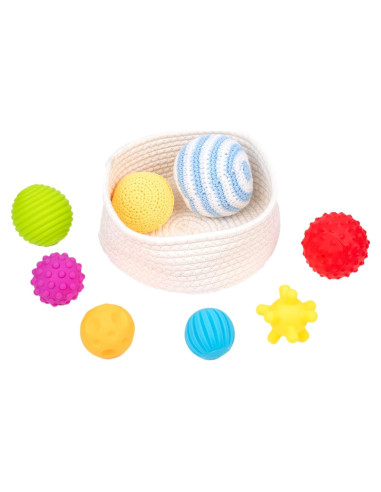Adena Montessori 8 Pelotas Sensoriales para Bebés 6-12 Meses