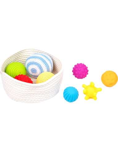 Adena Montessori 8 Pelotas Sensoriales para Bebés 6-12 Meses