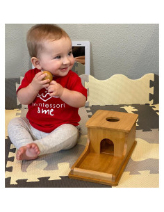 Caja de Permanencia de Objetos Montessori - Juguete Educativo para Bebés 2