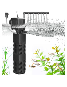 Filtro de Acuario AQQA 18W 3 Etapas para 190L Agua Dulce/Salada