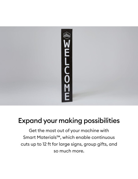 Vinilo Permanente Inteligente Cricut Joy Xtra 6 Hojas 24.1x61cm