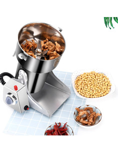 Molino de Granos Eléctrico Treliamd 1000g 3600W Acero Inoxidable 2