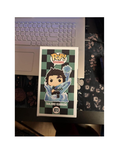 Figura de Vinilo Pop! Funko Demon Slayer Tanjiro 9.5 cm Brilla en la Oscuridad