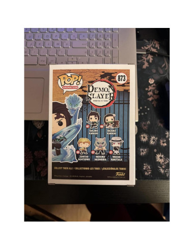 Figura de Vinilo Pop! Funko Demon Slayer Tanjiro 9.5 cm Brilla en la Oscuridad