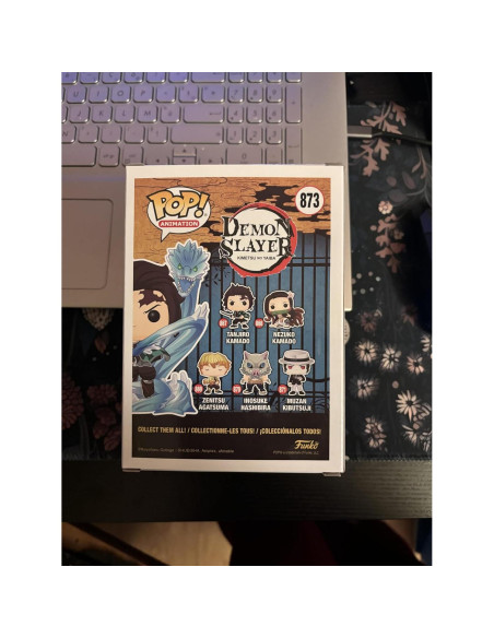 Figura de Vinilo Pop! Funko Demon Slayer Tanjiro 9.5 cm Brilla en la Oscuridad