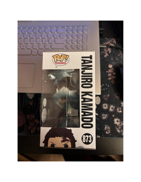 Figura de Vinilo Pop! Funko Demon Slayer Tanjiro 9.5 cm Brilla en la Oscuridad