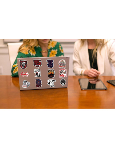 25 Stickers de Anime Berserk UYNIIAW Impermeables Rosa
