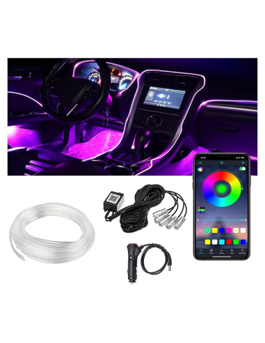 Luces LED de tira para coche Miytsya 599.64 cm RGB Multicolor