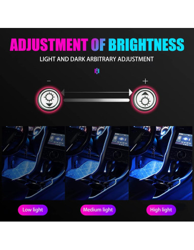 Luces LED de tira para coche Miytsya 599.64 cm RGB Multicolor