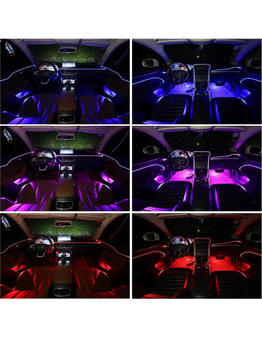 Luces LED de tira para coche Miytsya 599.64 cm RGB Multicolor