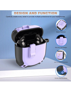 Funda Protectora WOFRO para Bose QuietComfort II y Ultra - Púrpura 2