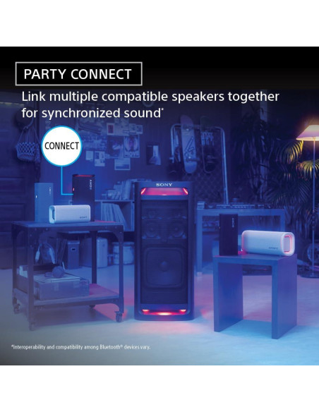 Altavoz Bluetooth Portátil Sony ULT Field 3, IP67, 24h Batería