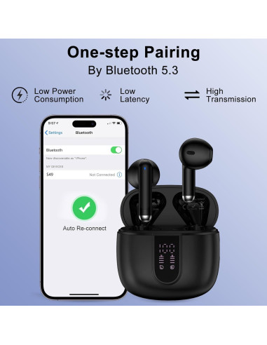 Auriculares Inalámbricos Samsung S49 Bluetooth 5.3 IPX7 40H