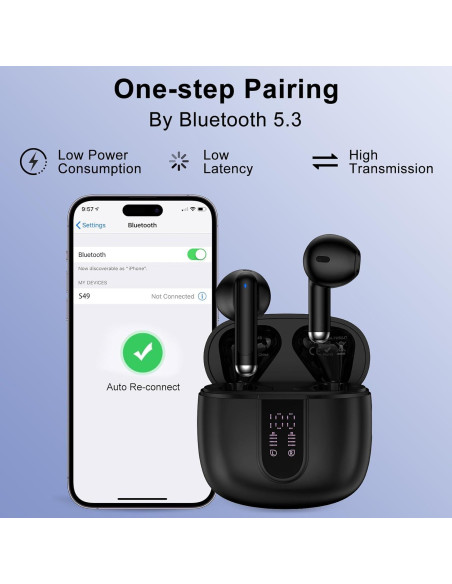 Auriculares Inalámbricos Samsung S49 Bluetooth 5.3 IPX7 40H