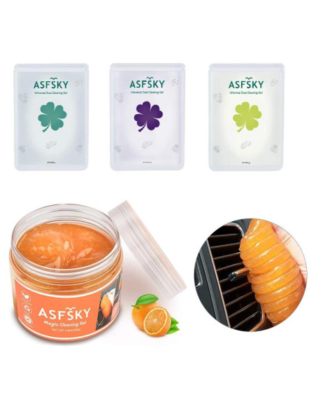 Gel de Limpieza para Coche ASFSKY - Multiusos y Reutilizable