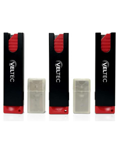 Cortadores de Caja Retráctiles Veltec - Paquete de 3 con 10 Cuchillas