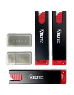 Cortadores de Caja Retráctiles Veltec - Paquete de 3 con 10 Cuchillas 2