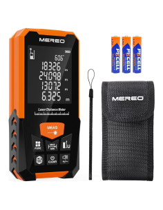 Medidor Láser MEREO D100 100m Pantalla LCD Retroiluminada
