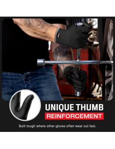 Guantes de trabajo NoCry resistentes a cortes nivel 5 - Mediano 2