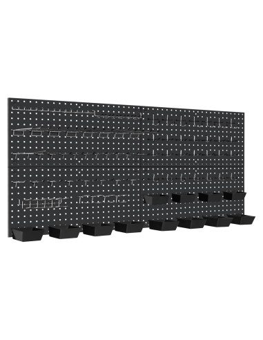 Kit de Paneles de Metal Daanxw 4 Paneles 158 Piezas Ganchos