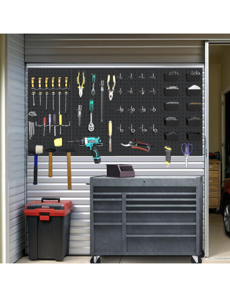 Kit de Paneles de Metal Daanxw 4 Paneles 158 Piezas Ganchos