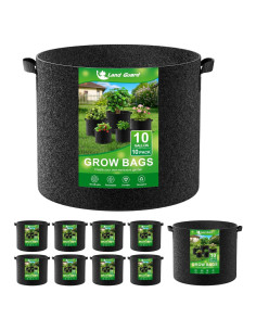 Bolsas de Cultivo de Tela Land Guard 10 Piezas 37.85L