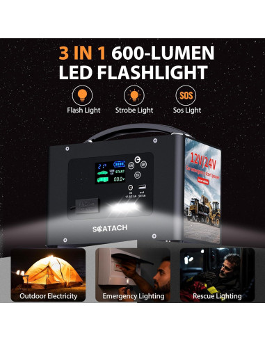 Arrancador de Salto Scatach V10-1 10000A 24V 155WH Portátil