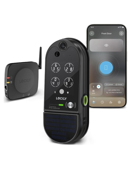 Cerradura Inteligente Lockly Vision Elite con Cámara HD y Timbre